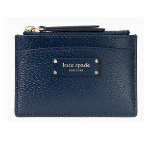 Kate Spade Jeanne Small Zip Card Holder – Navy Blue